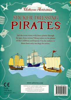 Бумажная книга «Sticker Dressing. Pirates», авторов Кейт Дэвис, Луи Стоуэлл - фото №3 - миниатюра