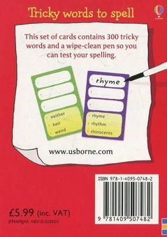 Бумажная книга «Tricky Words to Spell. Activity Cards», автор Сэм Тэплин - фото №3 - миниатюра