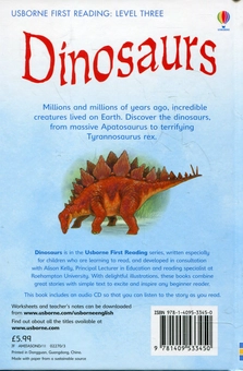 Паперова книга «Dinosaurs (+ Audio CD)», автор Конрад Мейсон - фото №3 - мініатюра