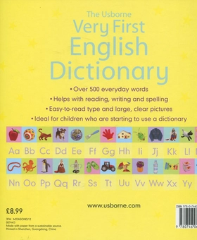 Паперова книга «The Usborne Very First English Dictionary», авторів Фелісіті Брукс, Каролін Юнг - фото №3 - мініатюра