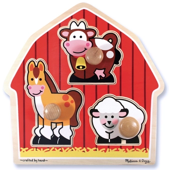 «Пазл Melissa & Doug Животные с фермы (MD2054)», бренда Melissa & Doug - фото №3 - миниатюра