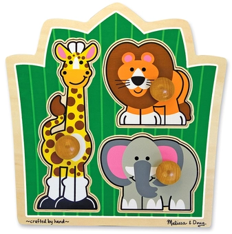  «Пазл Melissa & Doug Друзья из джунглей (MD3375)», бренда Melissa & Doug - фото №3 - миниатюра