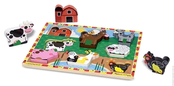  «Пазл Melissa & Doug Ферма (MD3723)», бренда Melissa & Doug - фото №3 - миниатюра