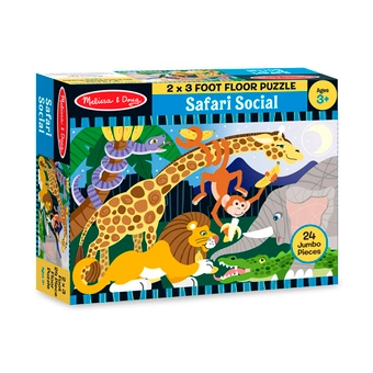 «Підлоговий пазл Melissa & Doug Сафарі (MD4423)», бренду Melissa & Doug - фото №4 - мініатюра