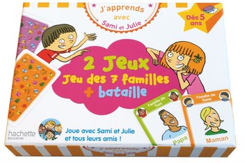 Бумажная книга «J'apprends avec Sami et Julie: Jeu des 7 familles + bataille», автор Тереза Бонте - фото №1 - миниатюра