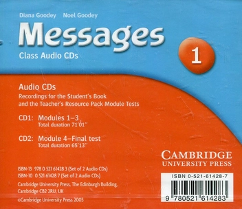 Бумажная книга «Messages 1. Class Audio CDs (2 CD-ROM)», авторов Ноэль Гуди, Диана Гуди - фото №3 - миниатюра