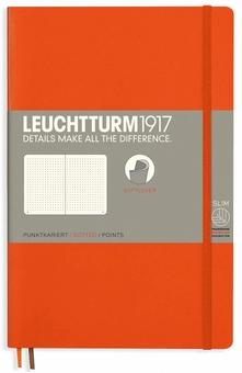  «Блокнот Leuchtturm1917 Paperback Точка Оранжевый (358300)», бренда Leuchtturm1917 - фото №1 - миниатюра