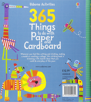 Бумажная книга «365 Things to Do with Paper and Cardboard», автор Фиона Уотт - фото №2 - миниатюра