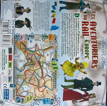  «Настольная игра Ticket to Ride Europe (7202)», бренда Days Of Wonder - фото №8 - миниатюра