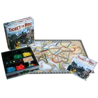  «Настольная игра Ticket to Ride Europe (7202)», бренда Days Of Wonder - фото №7 - миниатюра