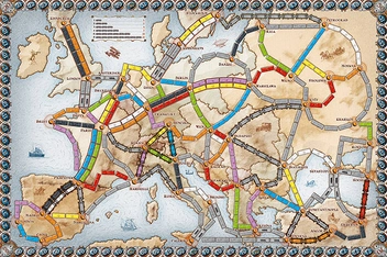 «Настольная игра Ticket to Ride Europe (7202)», бренда Days Of Wonder - фото №5 - миниатюра