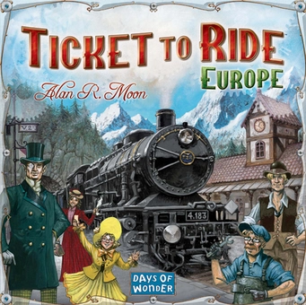  «Настольная игра Ticket to Ride Europe (7202)», бренда Days Of Wonder - фото №2 - миниатюра