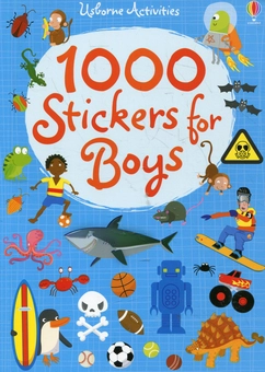 Бумажная книга «1000 stickers for boys», автор Фиона Уотт - фото №1 - миниатюра