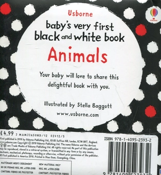 Бумажная книга «Animals. Very First Black & White Books», автор Стэлла Багготт - фото №3 - миниатюра
