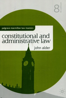 Бумажная книга «Constitutional and Administrative Law», автор Джон Алдэр - фото №2 - миниатюра