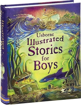 Бумажная книга «Illustrated Stories for Boys», авторов Лесли Симс, Луи Стоуэлл - фото №1 - миниатюра