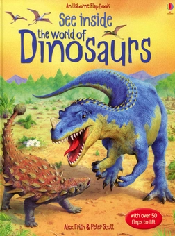 Паперова книга «See Inside The World of Dinosaurs», автор Алекс Фріт - фото №2 - мініатюра