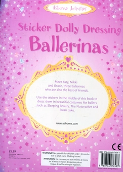 Бумажная книга «Sticker Dolly Dressing. Ballerinas», автор Фиона Уотт - фото №3 - миниатюра
