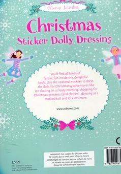 Бумажная книга «Sticker Dolly Dressing. Christmas Dolly Dressing», автор Леони Претт - фото №3 - миниатюра