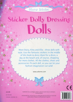 Паперова книга «Sticker Dolly Dressing. Dolls», автор Фіона Вотт - фото №3 - мініатюра