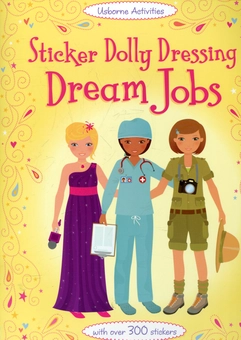 Бумажная книга «Sticker Dolly Dressing. Dream Jobs», автор Эмили Боун - фото №2 - миниатюра