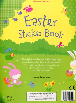 Бумажная книга «Easter Sticker Book», автор Стэлла Багготт - фото №3 - миниатюра