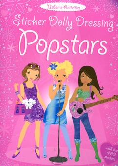 Бумажная книга «Sticker Dolly Dressing. Popstars», автор Фиона Уотт - фото №2 - миниатюра