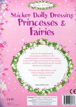 Бумажная книга «Sticker Dolly Dressing. Princesses and Fairies», автор Фиона Уотт - фото №3 - миниатюра