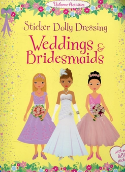 Бумажная книга «Sticker Dolly Dressing. Weddings and Bridesmaids», автор Фиона Уотт - фото №2 - миниатюра