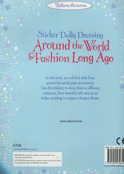 Бумажная книга «Sticker Dolly Dressing. Around the World and Fashion Long Ago», автор Эмили Боун - фото №3 - миниатюра
