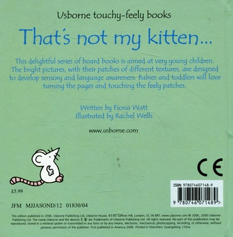 Бумажная книга «That's Not My Kitten», автор Фиона Уотт - фото №3 - миниатюра
