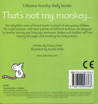 Бумажная книга «That's Not My Monkey», автор Фиона Уотт - фото №3 - миниатюра