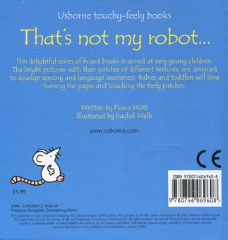 Бумажная книга «That's Not My Robot», автор Фиона Уотт - фото №3 - миниатюра