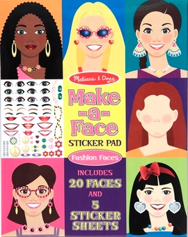 «Набор стикеров Melissa & Doug Make-up (MD14195)», бренда Melissa & Doug - фото №2 - миниатюра