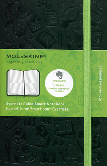 «Карманная записная книжка Moleskine Evernote Черная в линию (MM710EVERF#978-88-6613-760-3)», бренда Moleskine - фото №14 - миниатюра