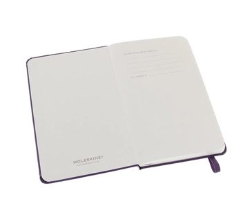 «Карманная записная книжка Moleskine Classic Coloured Фиолетовая в линию (MM710H1F#978-88-6613-642-2)», бренда Moleskine - фото №7 - миниатюра