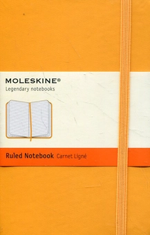  «Карманная записная книжка Moleskine Classic Coloured Оранжевая в линию (MM710M2F#978-88-6613-633-0)», бренда Moleskine - фото №2 - миниатюра