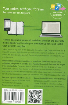  «Карманная записная книжка Moleskine Evernote Черная в клетку (MM712EVERF#978-88-6613-762-7)», бренда Moleskine - фото №15 - миниатюра