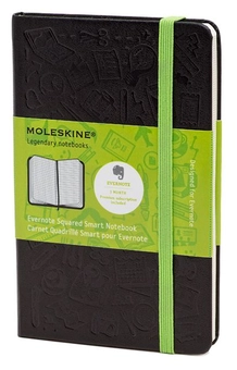  «Карманная записная книжка Moleskine Evernote Черная в клетку (MM712EVERF#978-88-6613-762-7)», бренда Moleskine - фото №4 - миниатюра