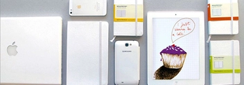  «Карманная записная книжка Moleskine Classic White Белая в клетку (MM712WHF#978-88-6613-718-4)», бренда Moleskine - фото №8 - миниатюра