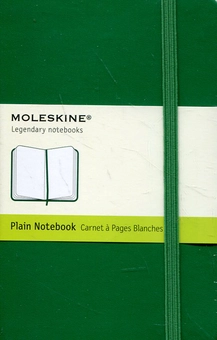  «Карманная записная книжка Moleskine Classic Coloured Зеленая нелинованная (QP012K1F#978-88-6613-629-3)», бренда Moleskine - фото №2 - миниатюра