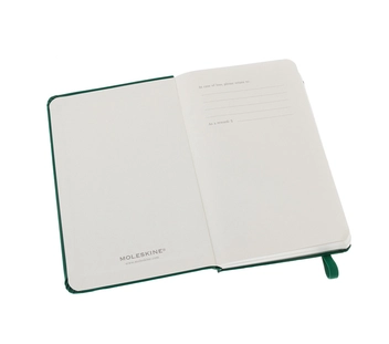  «Карманная записная книжка Moleskine Classic Coloured Зеленая нелинованная (QP012K1F#978-88-6613-629-3)», бренда Moleskine - фото №7 - миниатюра