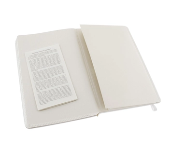  «Записная книжка Moleskine Classic White Белая в клетку (QP061WHF#978-88-6613-721-4)», бренда Moleskine - фото №7 - миниатюра