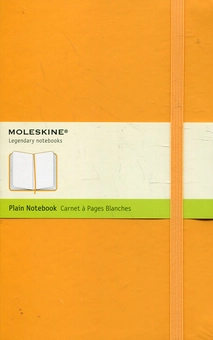 «Записная книжка Moleskine Classic Coloured Оранжевый нелинованный (QP062M2F#978-88-6613-638-5)», бренда Moleskine - фото №2 - миниатюра