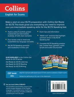 Паперова книга «Collins Get Ready for IELTS: Speaking (+ 2 CD-ROM)», автор Рона Снеллінг - фото №3 - мініатюра