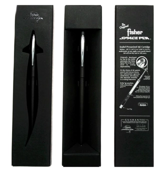  «Ручка Cap-O-Matic Fisher Space Pen Черная матовая с хромированной клипсой (M4BCT)» - фото №4 - миниатюра
