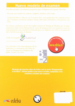 Паперова книга «Preparacion DELE: Pack: Libro + audio descargable + Claves - B2», авторів Марія Хосе Барріос, Пас Бартоломе, Пілар Альзугарай - фото №2 - мініатюра