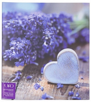 «Фотоальбом UFO 10x15x400 Heart&Lavender (6431506)», brand UFO / UFO / - фото №1 - миниатюра