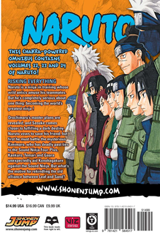 Бумажная книга «Naruto. 3-in-1 Edition. Volume 8», автор Масаси Кисимото - фото №2 - миниатюра