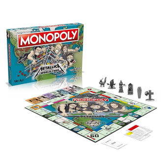  «Настільна гра Winning Moves Metallica Monopoly (WM01868-EN1-6)», бренда Winning Moves - фото №2 - миниатюра